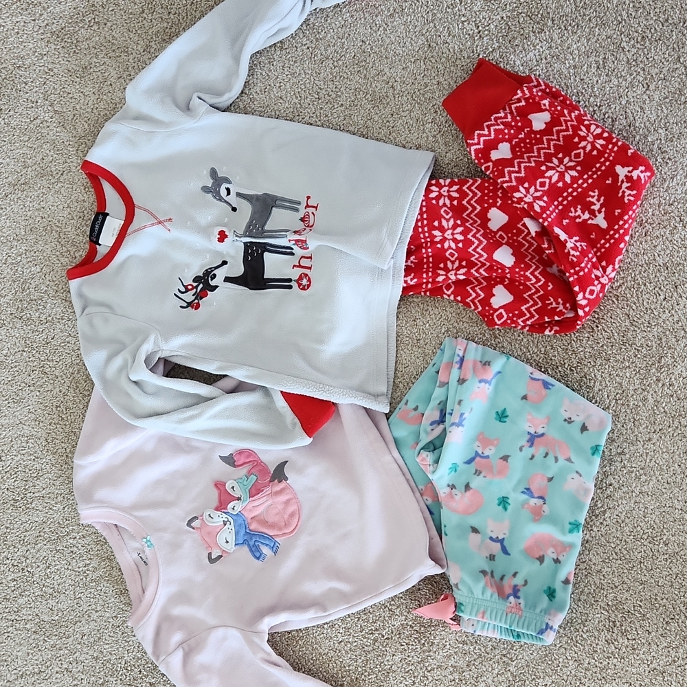 Fleece PJ bundle 4T